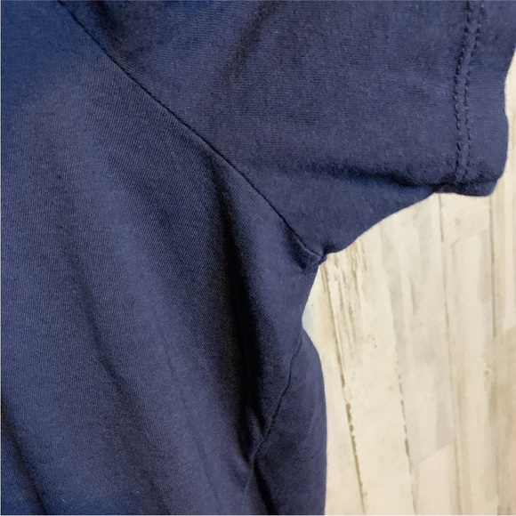 Terra & Sky Woman's Blouse T-shirt Blue Short Sleeves Top Size 2X (20W-22W) - Picture 8 of 16